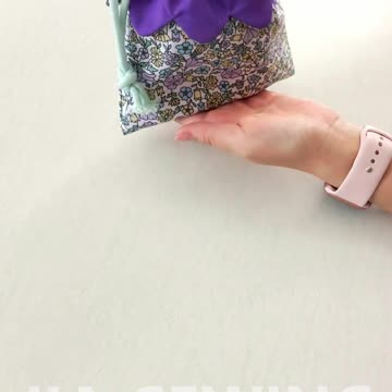 Simple Drawstring Pouch💰✨ | DIY | Quick Sewing Tips No.328