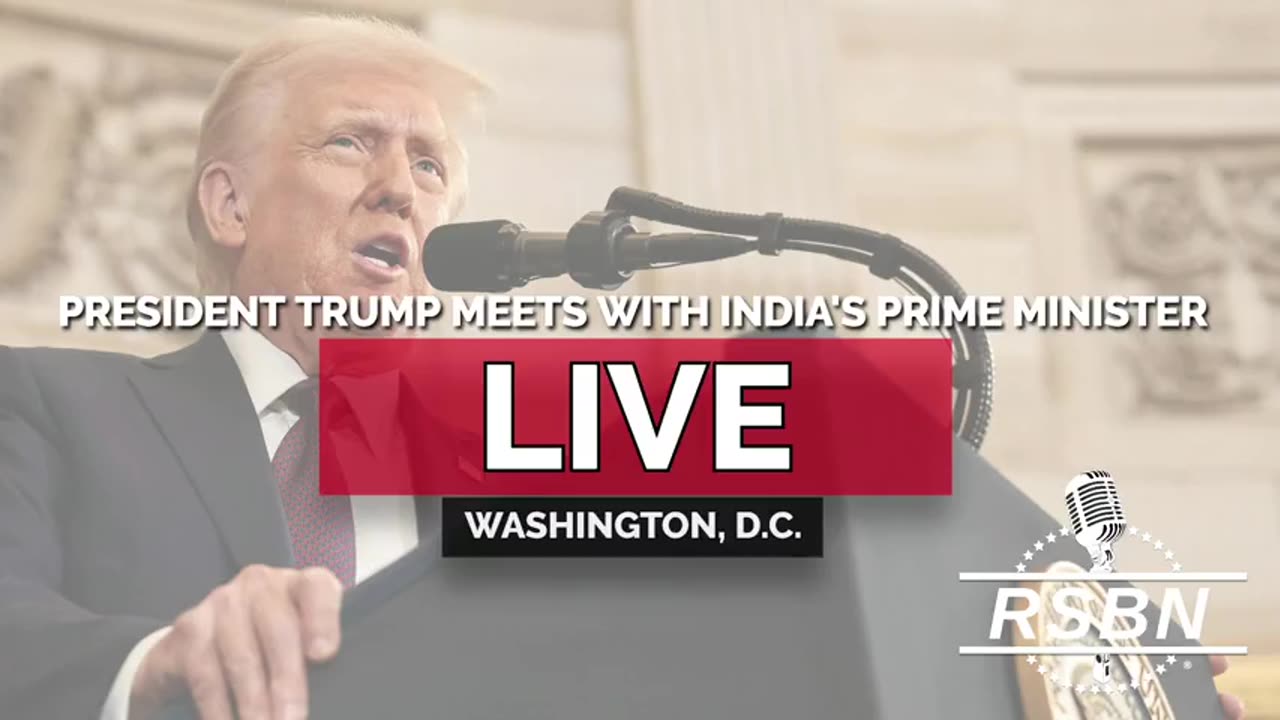 LIVE| President Donald J. Trump Holds a Press Conference with Indian Prime Minister Modi - 2/13/25