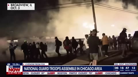 National Guard troops Assemble in Chicago area