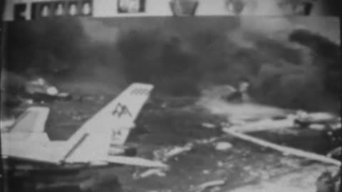 USS FORRESTAL FIRE - PLAT FOOTAGE... - USS FORRESTAL FIRE - PLAT FOOTAGE Tonkin Gulf - 428-npc-38701