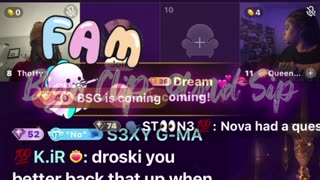 NoCap has a panel ft LateNight n Droski about fighting at content house 10/30/25 #bigoclipandsip