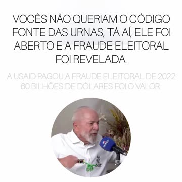 A USAID PAGOU A FRAUDE ELEITORAL DE 2022 60 BILHÕES DE DÓLARES FOI O VALOR