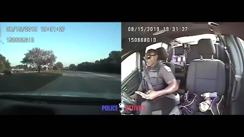 Dashcam Captures Moment SUV Crashes Into Tulsa Police Car