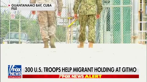 The first military flight of illegal aliens to Guantánamo Bay will take off later today