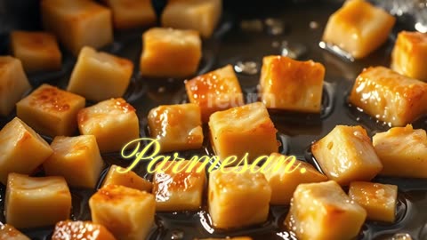 The Parmesan Lava Brick With Crispy Lemon Chicken Confetti — FlavorVille’s Legendary Melt”