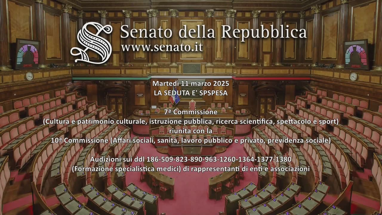 Roma - Formazione specialistica medici (11.03.25)