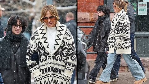 "JLo’s Aspen Winter Style"