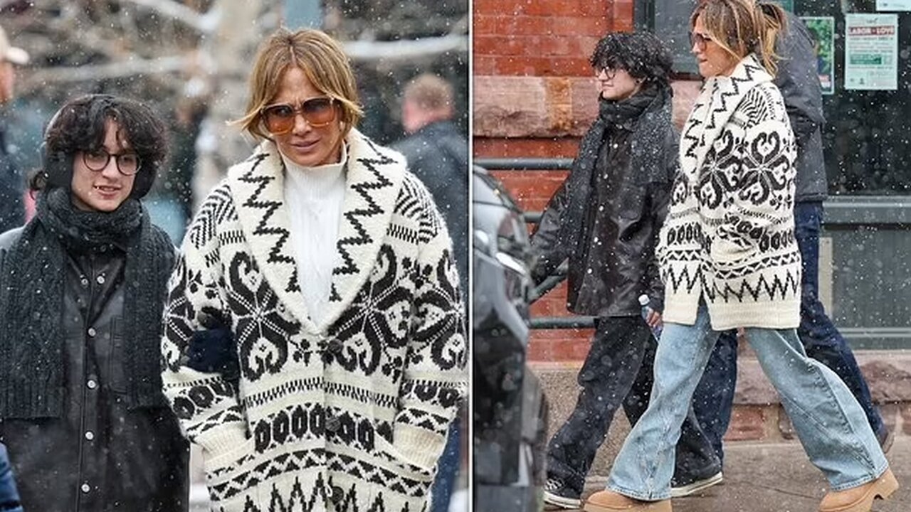 "JLo’s Aspen Winter Style"
