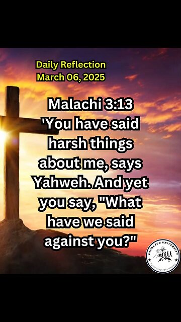 Daily Reflection March 06, 2025