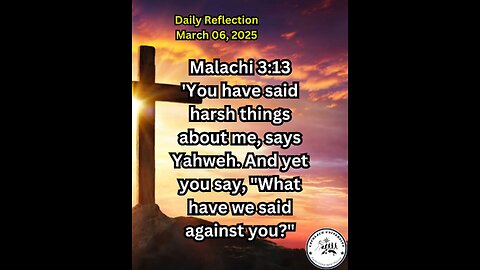 Daily Reflection March 06, 2025