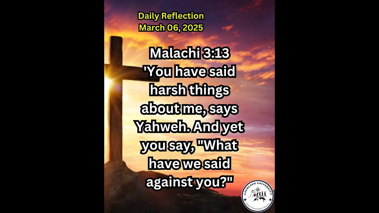 Daily Reflection March 06, 2025