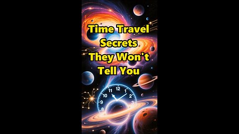 Time Travel (Part 1) Secrets They Won’t Tell You