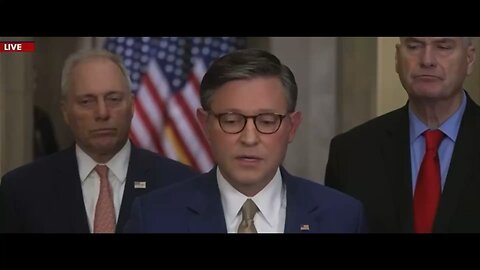 BREAKING NEWS:📣 Mike Johnson, Speaker of the House, addresses Day 2 of the Democrat Government…