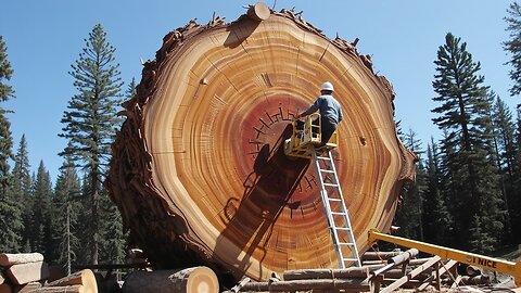 Cutting Down a Giant Pine Tree 60 Years Old & 20 Meters Tall by ‪jrebollogalceran‬