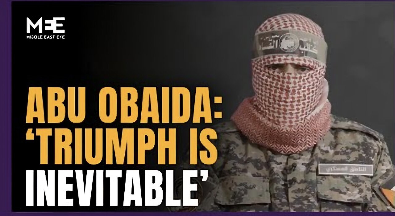 Abu Obaida delivers first speech since ceasefire