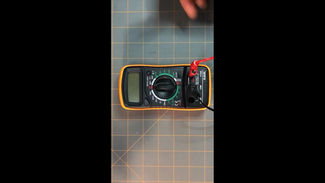 Testing for Continuity Using a Multimeter