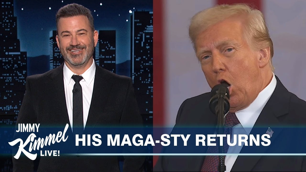 JIMMY KIMMEL GOES OFF ON DONALD TRUMP'S INAUGURATION DAY!