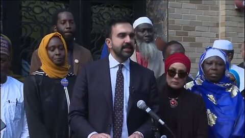 Outside A Mosque Mamdani Claims Islamophobia Is Growing In NYC