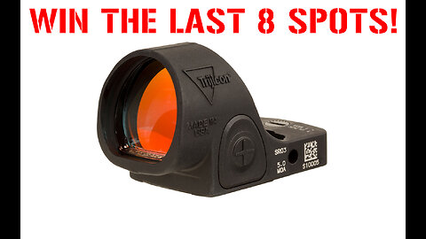 Trijicon SRO® MINI #2 FOR THE LAST 8 SEATS IN THE MAIN WEBINAR