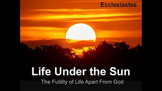 Life Under the Sun -part 1