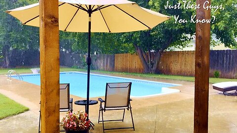 Backyard Rain For Sound Sleep and Calm Meditation