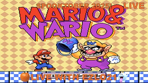 🎃 Mario & Wario Spooktober Day 14 | Live With EZLO21 👻