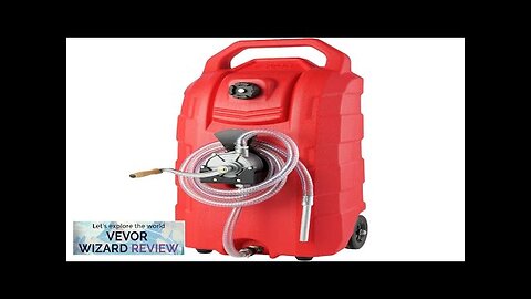 VEVOR 16 Gallon Fuel Caddy 7.8 L/min Portable Gas Storage Tank Container Review