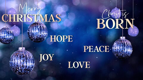 Merry Christmas, Christ is Born!