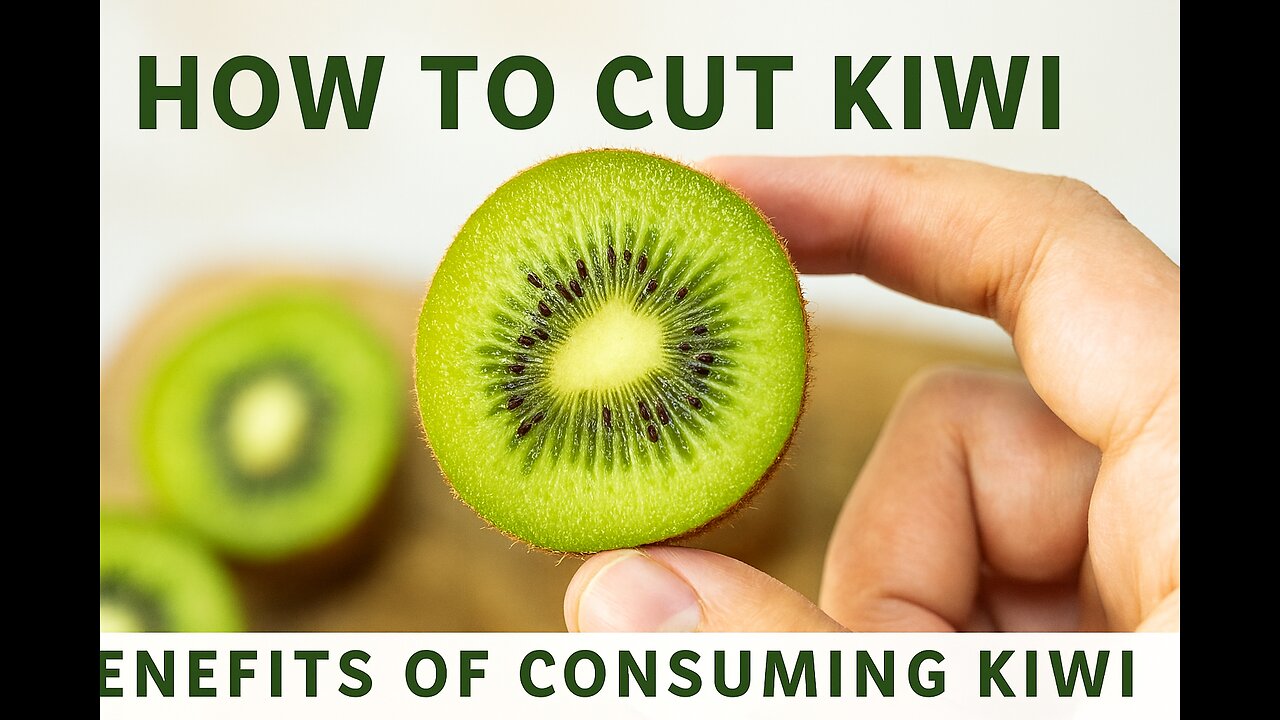“How to Cut a Kiwi Like a Pro 🥝 (Fast & Easy!)”