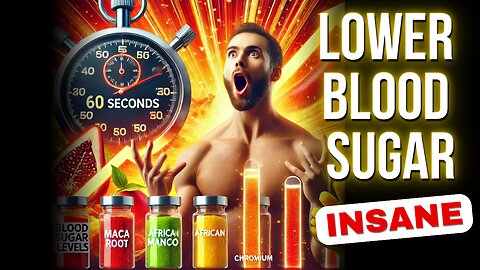 🔥 LOWER BLOOD SUGAR IN 60 SECONDS – The Natural Way! ⚡ (No More Spikes!)