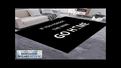 3D Patterned Area Mat Household Carpet Black Modern Non-slip Decorative Floor Mat Review