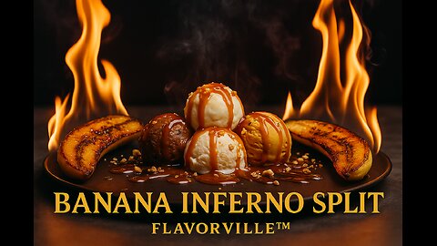 🔥 The Banana Inferno Split | Fire Meets Ice | FlavorVille™ World Series 🍌
