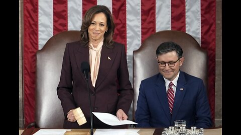 Kamala Harris officially certifies her defeat. The results are final.