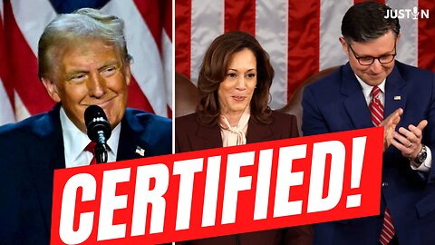 Kamala Harris officially certifies her defeat. The results are final.