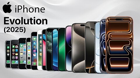 Evolution of iPhone (2025)
