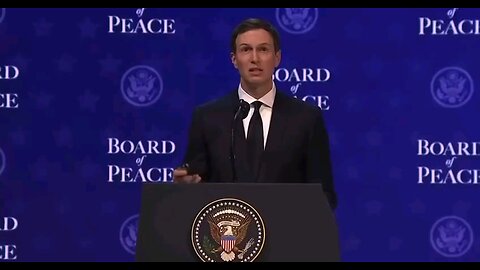 Jared Kushner presents a pitch deck for the so-called “Gaza Peace Plan.” ****** Nice plan.