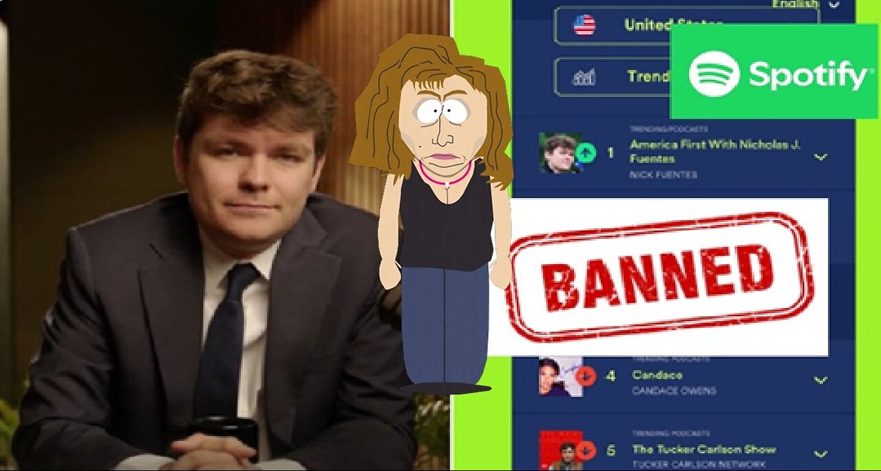 Spotify Bans Nick Fuentes, will this make him more popular? Streisand effect