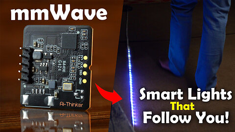 Smart Lights that Follow You! RD-03E mmWave Radar + ESP32