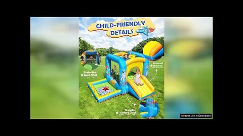 Inflatable Bounce House with Blower for Kids 3-6 y/o Space-Themed Jumping Castle Review