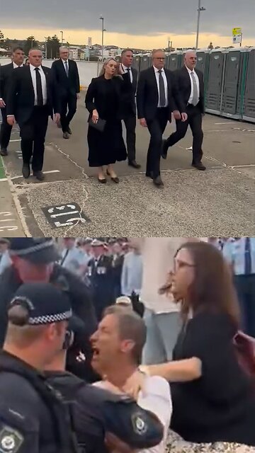 "¡Manos ensangrentadas!": Abuchean al primer ministro de Australia en vigilia por la masacre