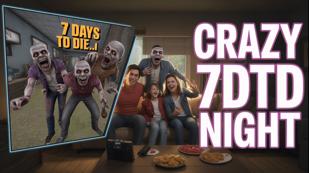 Thrilling Times in 7DTD with FAMILY and Crazy Joke Mods