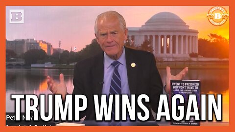 Navarro: Trump Has Proven We Can Turn Around U.S. Trade Deficit with Tariff Revenues 