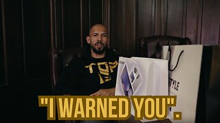 Andrew Tate "I warned you".