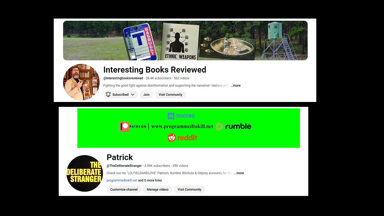 (Conversation #34 with Interesting Books Reviewed) Programmed To Kill/Satanic Cover Up Part 444