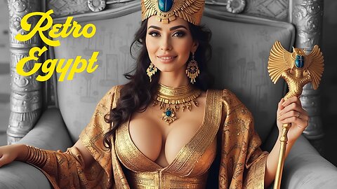 Retro Egyptian Dreams - AI Music Video Do