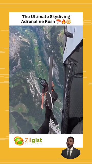 The Ultimate Skydiving Adrenaline Rush 🪂🔥🤯