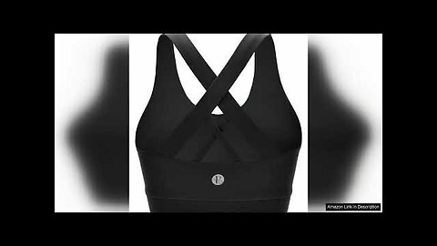 RUNNING GIRL Sports Bra for Women, Criss-Cross Back Padded Strappy Sports Bras Review