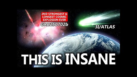 The Craziest 3I/ATLAS "Coincidence" Yet 🤯 The Cosmic Synchronicity of GRB250702b & 3I/ATLAS