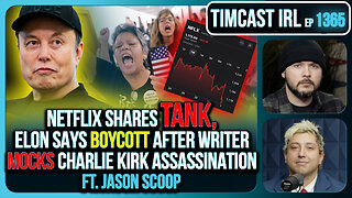 Netflix Shares TANK, Elon Says BOYCOTT After Writer MOCKS Charlie Kirk Assassination