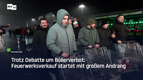Trotz Debatte um Böllerverbot: Feuerwerksverkauf startet mit großem Andrang